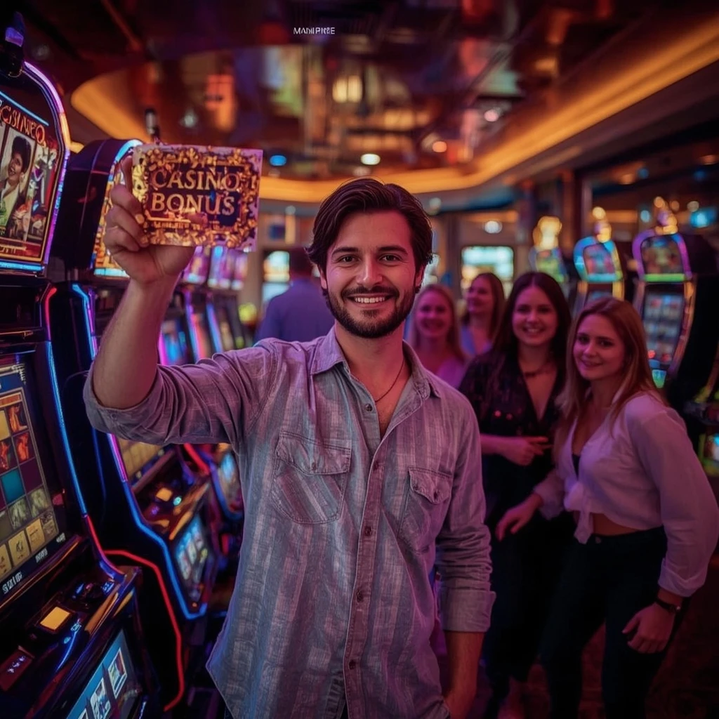 une personne tenant un bonus Inclave Casino
