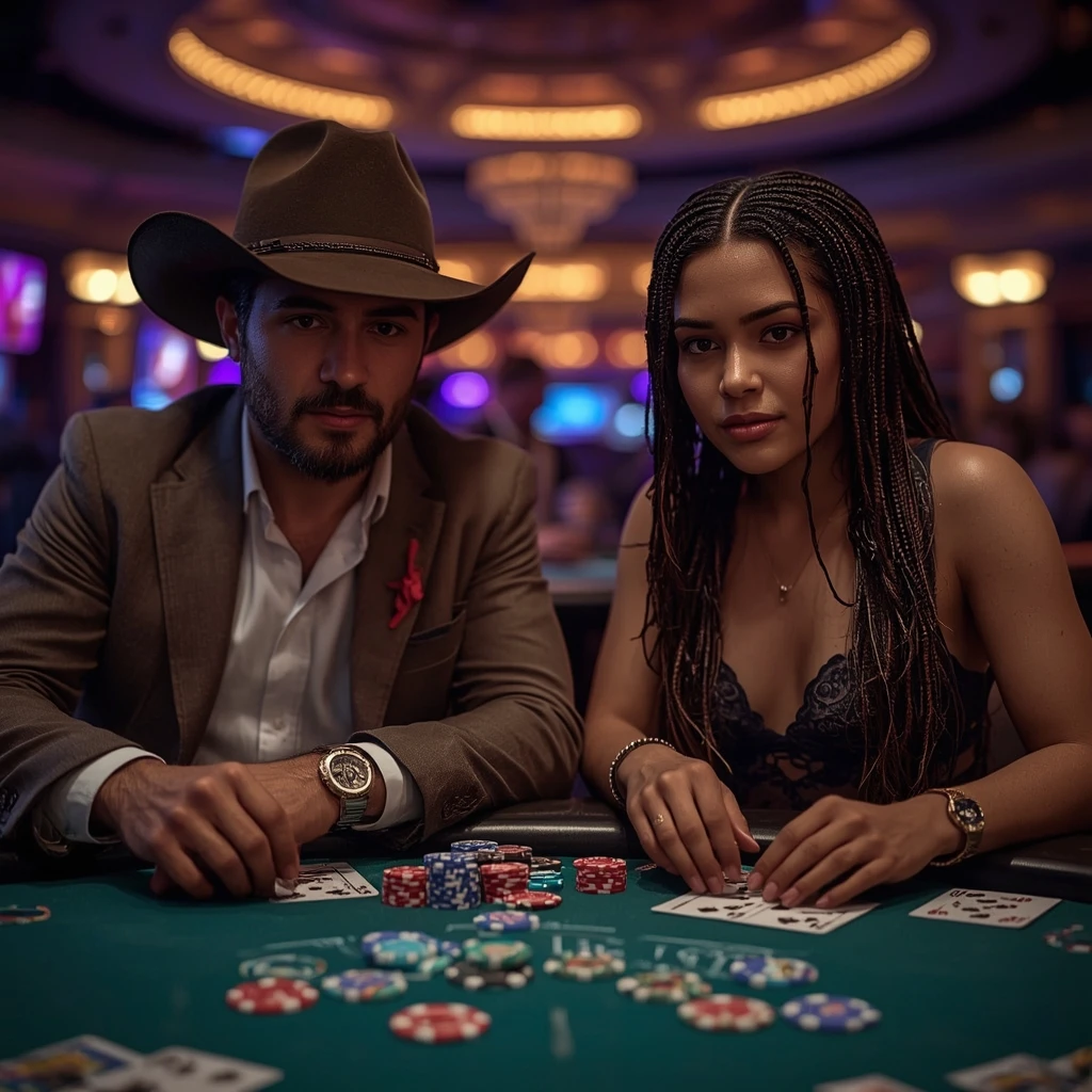 photo de deux joueurs de poker Inclave Casino